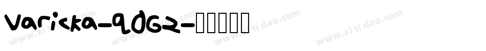 Varicka-q0G2字体转换