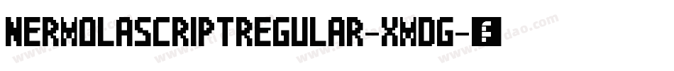 NermolaScriptRegular-XmDg字体转换