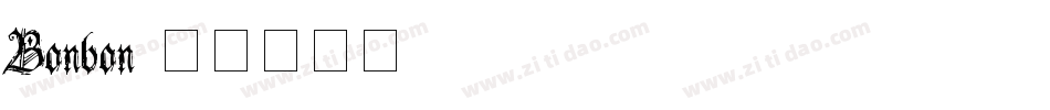 Bonbon字体转换