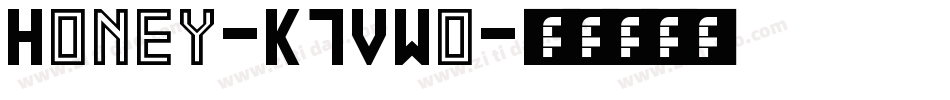 Honey-K7VWo字体转换