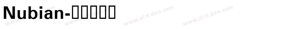 Nubian字体转换