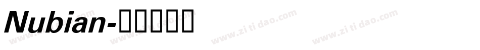 Nubian字体转换