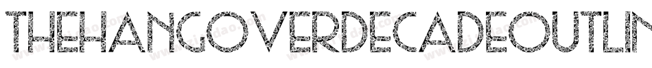 Thehangoverdecadeoutline-3zOaM字体转换