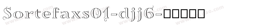 Sortefaxs01-djj6字体转换