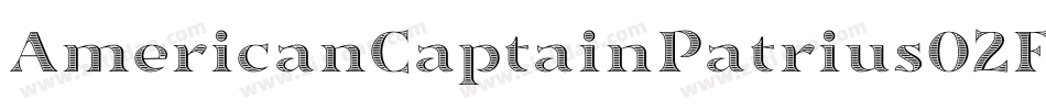 AmericanCaptainPatrius02Fre-G06G字体转换