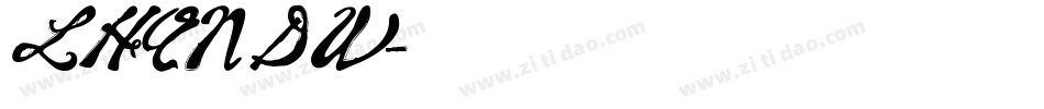 LHANDW字体转换