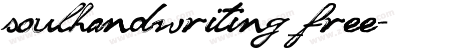 soulhandwriting_free字体转换