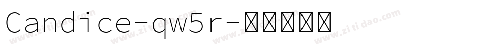 Candice-qw5r字体转换