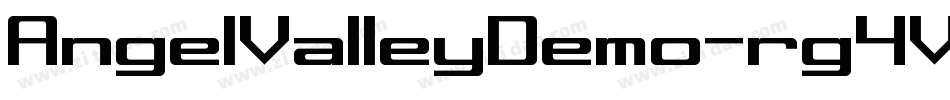 AngelValleyDemo-rg4V7字体转换