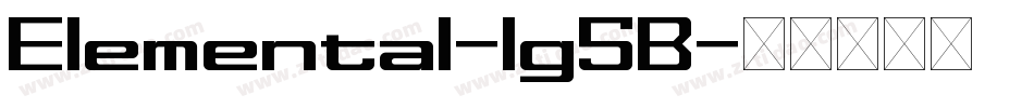 Elemental-lg5B字体转换
