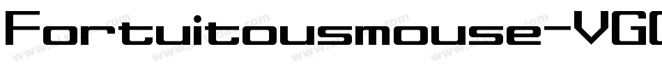 Fortuitousmouse-VGO4V字体转换 Fortuitousmouse-VGO4V字体转换
