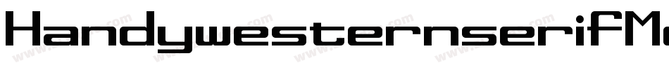 HandywesternserifMedium-g4v5字体转换