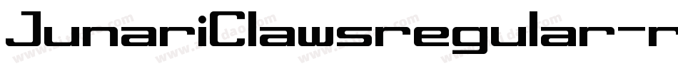 JunariClawsregular-r4v9字体转换