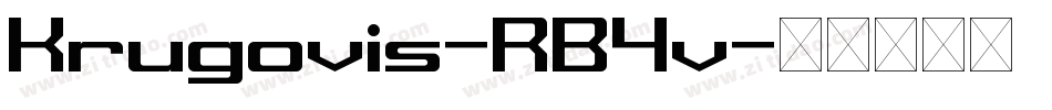 Krugovis-RB4v字体转换 Krugovis-RB4v字体转换