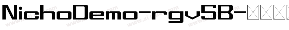 NichoDemo-rgv5B字体转换