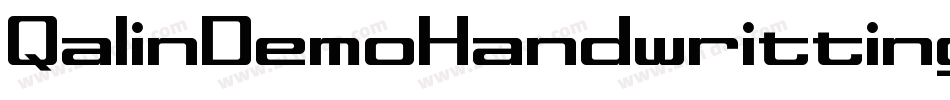 QalinDemoHandwritting-nRA4V字体转换