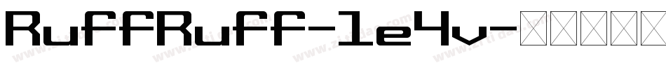 RuffRuff-1e4v字体转换