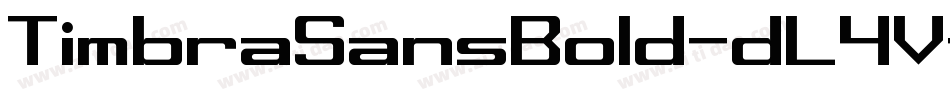 TimbraSansBold-dL4V字体转换