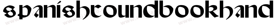 SpanishRoundBookhand16ThC-6x36字体转换