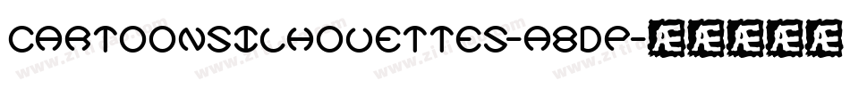 CartoonSilhouettes-A8Dp字体转换