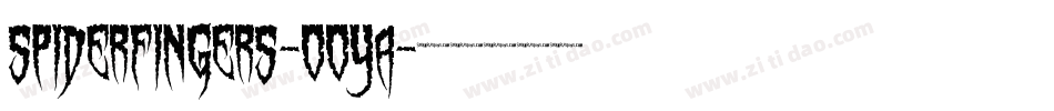 Spiderfingers-OOyA字体转换