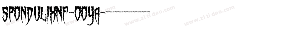 Spondulixnf-ooYA字体转换