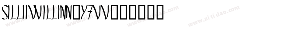 SilliiWillinn-Y7Vv字体转换 SilliiWillinn-Y7Vv字体转换