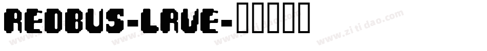 Redbus-lrVe字体转换