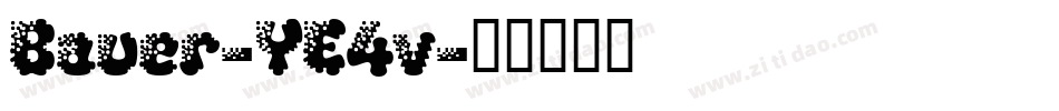 Bauer-YE4v字体转换 Bauer-YE4v字体转换