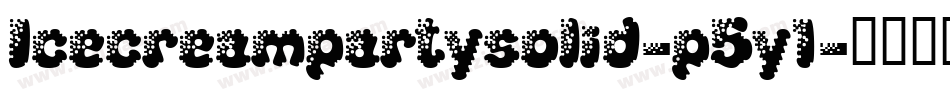 Icecreampartysolid-p5y1字体转换