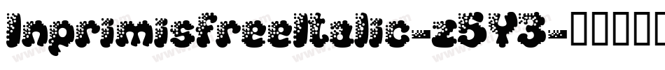 InprimisfreeItalic-z5Y3字体转换