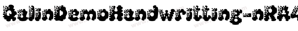 QalinDemoHandwritting-nRA4V字体转换