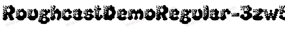 RoughcastDemoRegular-3zw5y字体转换