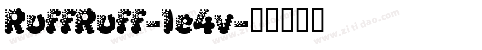 RuffRuff-1e4v字体转换