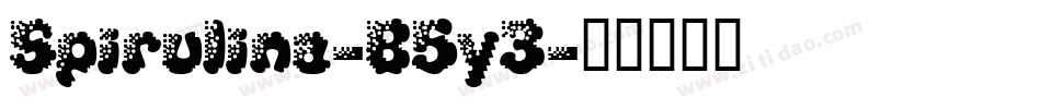 Spirulina-B5y3字体转换