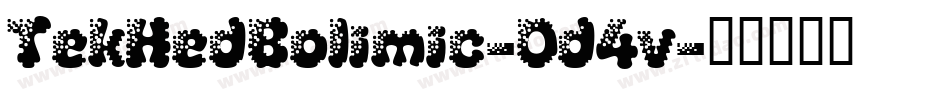 TekHedBolimic-0d4v字体转换