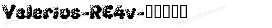 Valerius-RE4v字体转换 Valerius-RE4v字体转换