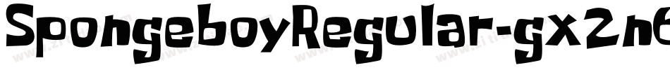 SpongeboyRegular-gx2n6字体转换