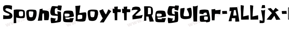 Spongeboytt2Regular-ALLjx字体转换