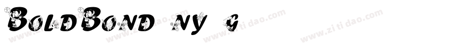 BoldBond-ny4g字体转换
