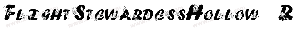 FlightStewardessHollow-2R5X字体转换