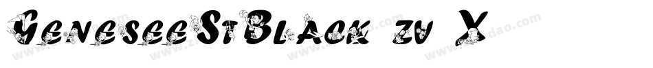 GeneseeStBlack-zv5X字体转换 GeneseeStBlack-zv5X字体转换