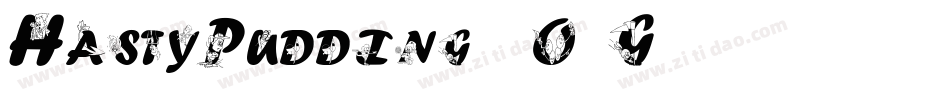 HastyPudding-0O4G字体转换