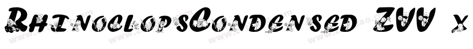 RhinoclopsCondensed-ZVV5x字体转换