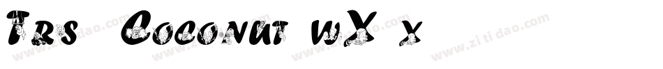 Trs80Coconut-wX5x字体转换