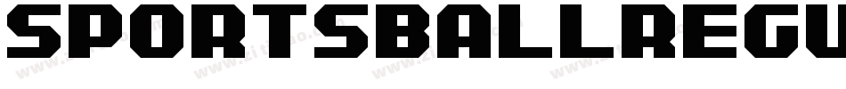 SportsballRegular-RxlM字体转换