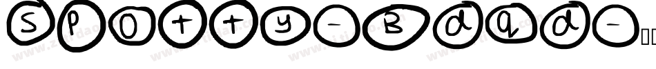 Spotty-Bdqd字体转换