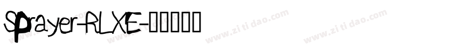 Sprayer-RLXE字体转换
