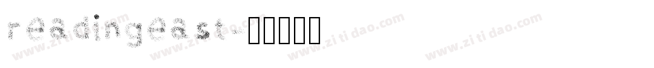 readingeast字体转换