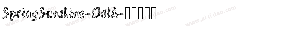 SpringSunshine-OolA字体转换
